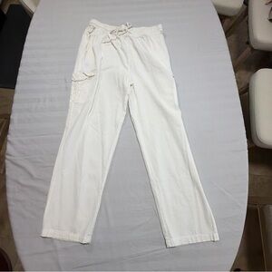 Women's White Straight Leg Pants